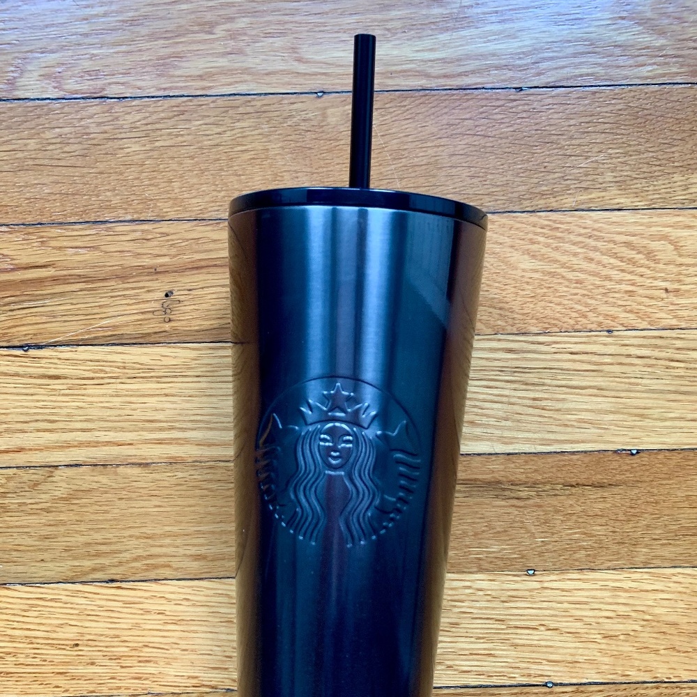 Starbucks Black Glitter Stainless Steel Tumbler